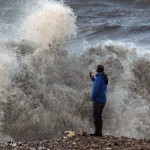 Rain And High Winds Battering The UK